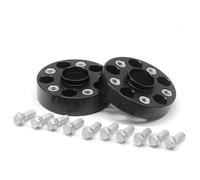 2 Espaciadores De Rueda Aleación Aluminio CNC 20/25/30/35/50 Mm Para Coche, Aptos Para PCD 5x100 CB 57,1 Para A1 A2 A3 TT(30mm Black)
