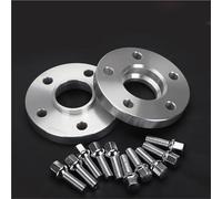 2 Espaciadores De Rueda Aluminio Para Coche Aleación PCD 5x112 CB 66,5 15/20 Mm Para Benz A207 C207 S211 S212 W460 W463 W461(2pcs 20mm silver)
