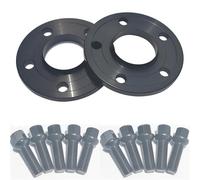 2 Espaciadores Rueda 10 Mm/12 Mm, 5 X 4,4'', 5 X 112 Mm Para Benz ML 350 Año Modelo 2004 Clase A Accesorios para ruedas(10mm black-thin)