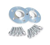 2 Espaciadores Rueda 10 Mm/12 Mm, 5 X 4,4'', 5 X 112 Mm Para Benz ML 350 Año Modelo 2004 Clase A Accesorios para ruedas(10mm silver-thin)