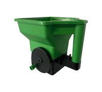 2. Esparcidor portátil multiusos para patio, mango de fácil agarre y uso durante todo el año para fertilizantes y dispensación de hielo para derretir el hielo, esparcidor multiusos