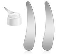 2 espátulas cosméticas, espátulas de maquillaje, aplicador de máscara facial, herramientas para el cuidado de la piel, mini espátulas para la cara, espátula de belleza, mezcla de cosméticos de