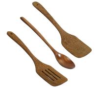 2 Espátulas De Cocina, 1 Cuchara De Madera, Espátula De Madera Para Cocinar, Juego De Cocina De Madera, Juego De Espátula Antiadherente Para Cocinar, Herramientas De Cocina