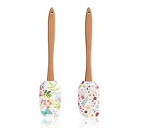 2 Espátulas Para Flores, Espátulas De Madera, Espátulas Para Cocinar, Espátulas De Silicona, Espátulas Para Hornear, Tapete Para Fondant, Espátulas Para Pasteles De Silicona