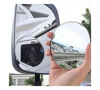 2 espejos retrovisores grandes adhesivos para punto ciego, 3.75 pulgadas, no ajustables, redondos, convexos, espejo retrovisor convexo de punto ciego de vidrio HD para automóvil, SUV y camiones