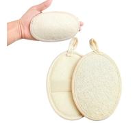2 Esponjas de Lufa Natural - Manopla Exfoliante Reutilizable para Spa, Cocina, Cara, Cuerpo y Baño