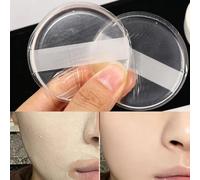 2 esponjas de maquillaje de silicona, aplicador de maquillaje de gelatina transparente, no absorbente, lavable, aplicador cosmético para base, corrector, crema (2 piezas redondas)