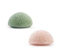 2 esponjas faciales naturales para limpiar la cara, esponja, exfoliante, herramientas con carbón de bambú natural