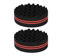 2 Esponjas Para El Cabello Para Hombres Y Mujeres, Rizos, Esponja Con Agujeros Grandes Para Cabello, Esponja Para Rizos De Cabello De Doble Cara, Cepillo De Esponja Para Cabello Ondulado De 22 Agujero