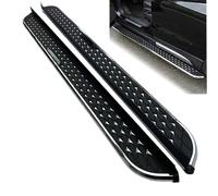 2 estribos laterales para Volkswagen VW Amarok 2011-2021, estribo lateral con pedal de barra Nerf de aluminio, estilo cielo estrellado (con soportes)