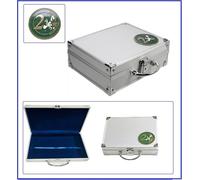 2-EURO-Maletín Monedas Smart Leer + 3D Placa Look 1-172-0 Lugar Para 9 Tableaus