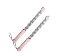 2 expansores de fuerza de brazo de resorte flexibles, cuerda de batalla, cuerda de construcción muscular, barra de entrenamiento para hogares, gimnasio, expansor ergonómico flexible de brazo de