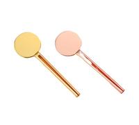 2 exprimidores de pasta de dientes de acero inoxidable, exprimidor de tubos, dispensador de llaves de tubo para pasta de dientes, cosméticos, aceite, crema, pintura, accesorios de ayuda de seguridad