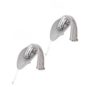 2 extensores de grifo para niños pequeños - Extensor de fregadero para lavado de manos de niños, boquilla de lavabo de baño, ayudante de lavado para niños, extensor de fregadero de seguridad para