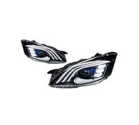 2 faros delanteros de estilo de coche compatible con faros W221 2006-2013 Maybach Styling DRL lámpara de cabeza proyector LED accesorios automotrices(06-09 Not Night)