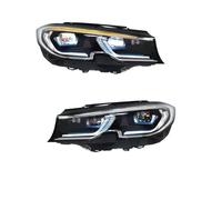 2 faros delanteros nuevos Compatible con BMW G20 Serie 3 G28 2019 2020 2021, accesorios, conjunto de luces de señal de giro DRL auxiliares delanteras(With Blue L-ed)
