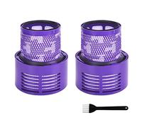 2 Filtro de Repuesto Lavable Compatible conDyson V10 SV12 Absolute Cyclone Animal Total Clean Reemplazo de la aspiradora # DY-969082-01
