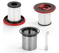 2 Filtro HEPA Aspiradora Compatible con Bosch Unlimited Series 7 (12040193), Reutilizables Filtro de Repuesto Lavable con Cepillo de Limpieza y Prefiltro de Acero Inoxidable para BBS7/BCS7/BKS7/BSS7