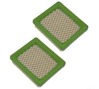 2 Filtros Aire para Cortacésped para brast 18224 ESTART 2 Filtros | Medidas 116x100x23mm, flujo aire optimizado ombustible, tamaño preciso