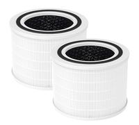 2 filtros Core 200S compatibles con purificador de aire Levoit Core 200S, filtro 3 en 1 H13 True HEPA, carbón activo de repuesto Core 200S-RF de alta olor blanco