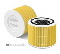 2 filtros Core 300S de repuesto para animales y olores de cocina para LEVOIT Core 300/300S/300-RF, con filtro HEPA H13 y filtro de carbón activo para propietarios de mascotas y olores de cocina