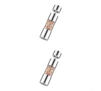 2 filtros de agua para grifo de cocina y baño, purificador de montaje en grifo de acero inoxidable que elimina y metales pesados, boquilla antisalpicaduras para grifos de 1,5 a 3,2 cm, gris y plateado