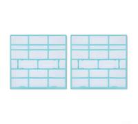 2 filtros de aire acondicionado, filtro de red de polvo de aire acondicionado, para accesorios de filtros de CA Midea Hualing, suministros de limpieza del hogar (30 x 29 cm)