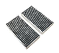 2 Filtros De Aire Acondicionado Para Habitáculo De Coche, Compatibles Con Mercedes Benz X166, W166, GL350, 400, 450, GLE250d, GLE300, 320, GLS500 Filtro de aire de cabina Filtro de habitáculo