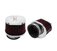 2 filtros de aire universales de repuesto de 45 mm para motocicleta, filtros de aire de alto rendimiento, para carburador de motocross