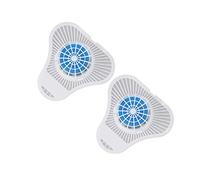2 Filtros de Bloque de Fragancia para Urinario, Desodorante, Bola Aromática, Bloque Triangular para Antiobstrucción y Olor Fresco para Baños Escolares