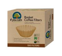 2 filtros de café sin blanquear de 100 cestas, totalmente libre de cloro por If You Care