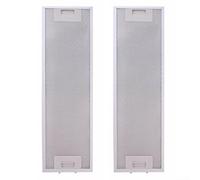 2 filtros de campana extractora, filtros de aluminio para campana extractora, piezas de repuesto de 525 x 162 x 9 mm, compatible con ventiladores de escape OMEGA RBES62 RBES621 RBES62B