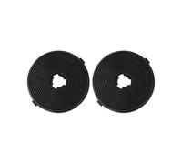 2 filtros de carbón activado para filtros de 135 x 135 x 18 mm, filtro de repuesto de carbón para capota de rango, partes de adsorción de olor de cocina negra para mantenimiento de la capucha de