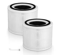 2 Filtros de Carbón Activado para Purificadores de Aire Levoit Core 300 / CORE 300s / CORE 300 - rf, Filtros H13 Hepa, Filtros de Carbón Activado de Alta Eficiencia, Prefiltro, Filtro Terciario