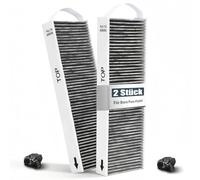 2 filtros de carbón activo para Bora Pure PUAKF, filtros de carbón para Bora X Pure/S Pure/PURU o PUXU con recirculación de aire extractor de humos, accesorios de repuesto