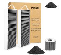 2 filtros de carbón activo para Bora Pure PUAKF, filtros para Bora Pure/X Pure/S Pure/S Pure,para su placa de recirculación PUXU o PURU