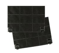 2 filtros de carbón activo para campanas extractoras Bauknecht, Zanker, Zanussi, Beko CTB 6407 y FRANKE FTC 6032