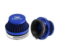 2 filtros de entrada de aire universales para motocicleta, 48 mm, para Dirt Pit ATV, SSR, TTR, filtro de respiradero de bicicleta, apto para carburador Honda, Yamaha, Suzuki, KEIHIH, Koso, Mikuni, OKO