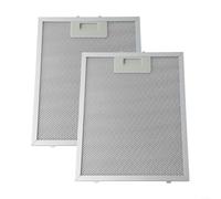 2 filtros de grasa para campana extractora, 300 x 240 x 9 mm, filtros de ventilación de aleación de aluminio, juego de piezas de repuesto de ventilación de malla metálica de 5 capas