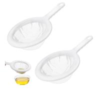 2 filtros de malla, filtro de malla 100/200, colador fino de nailon para leche, jugo, pulpa, aceite, vino, queso, grasa de suero, café, adecuado para filtro de 5 pulgadas