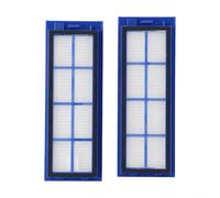 2 filtros de polvo finos para MEDION para robot aspirador X40 SW (MD 20040), fácil de enjuagar y reutilizar