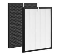 2 filtros de repuesto compatibles con purificadores de aire Philips 1000 y 1000i, filtro HEPA para AC1214/10 y AC2729/10, filtro de repuesto FY1410/30 y FY1413/30 (1 filtro HEPA + 1 filtro de carbón