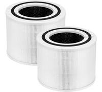 2 filtros de repuesto compatibles para Levoit Core 300/300S/P350, purificador de aire HEPA 300-RF, cuidado de mascotas, eliminador de olores con fórmula ARC y tela no tejida fina