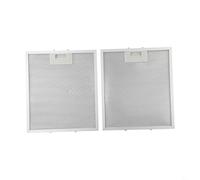 2 filtros de repuesto de malla de metal para campana extractora con filtración de grasa aluminizada de 5 capas para sistemas de ventilación de campana extractora para ayudar a la captura de grasa