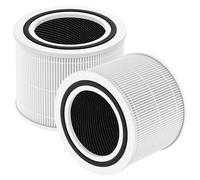 2 filtros de repuesto para LEVOIT Core 300 / Core 300S purificador de aire -3 en 1 True-H13 HEPA y filtro de carbón activo de alta eficiencia y prefiltro, filtración de 3 niveles, filtro de repuesto