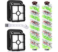 2 filtros de repuesto y 2 rodillos de cepillo multisuperficie para mascotas, accesorios para Bissell Crosswave 3 en 1, para aspiradoras Bissell CrossWave 1866 1785 2052 1713