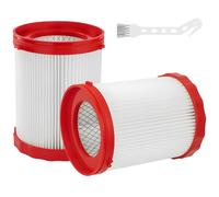 2 filtros HEPA de repuesto lavables para aspiradoras Bosch GAS 18 V, GAS18V-3 / GAS18V-10L Professional, filtro VF320H, accesorio para aspiradora Bosch 18 V en seco y húmedo, lavable, incluye cepillo