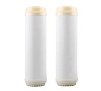 2 filtros membrana ultrafiltración fibra hueca UF 10 pulgadas, membrana alto flujo 0,01 micrómetros, sistema ósmosis inversa para debajo fregadero