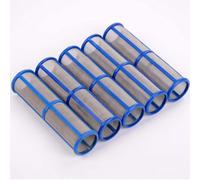 2 filtros pulverizadores de pintura sin aire de malla, pantalla protectora de punta de acero inoxidable para Graco G390 G395 G495 G595, malla 60/100
