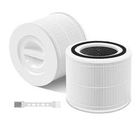 2 filtros purificadores de aire Core 300 compatibles con Levoit Core 300 Core 300s Core 300-RF 3 en 1 H13 HEPA carbón activado, limpia hasta un 99,98% de polvo, polen, alérgenos para alérgicos y
